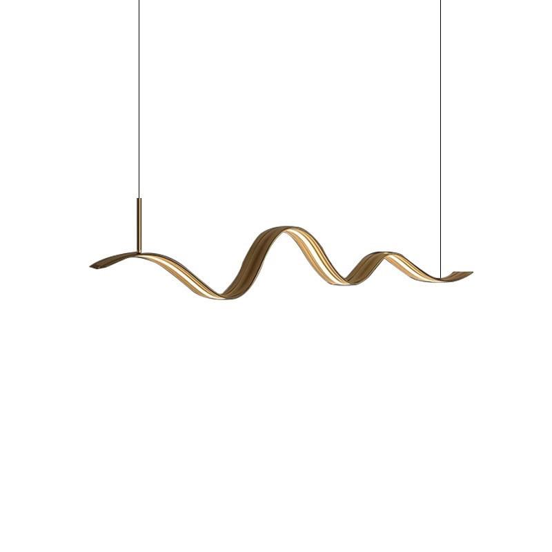 极简餐厅吊灯简约现代吧台餐桌灯2023年新款设计师长条办公室灯具