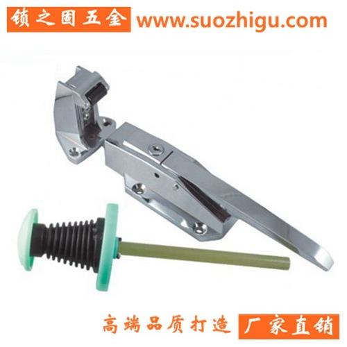 冷库门锁KL05冷冻柜冰箱门锁CX1178静音门设备门把手内开门锁扣