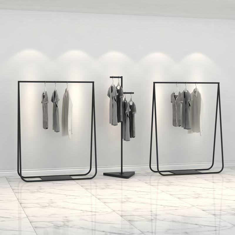 衣服架子服装店展示架落地式组合女装店货架铁艺中岛陈列架展示台