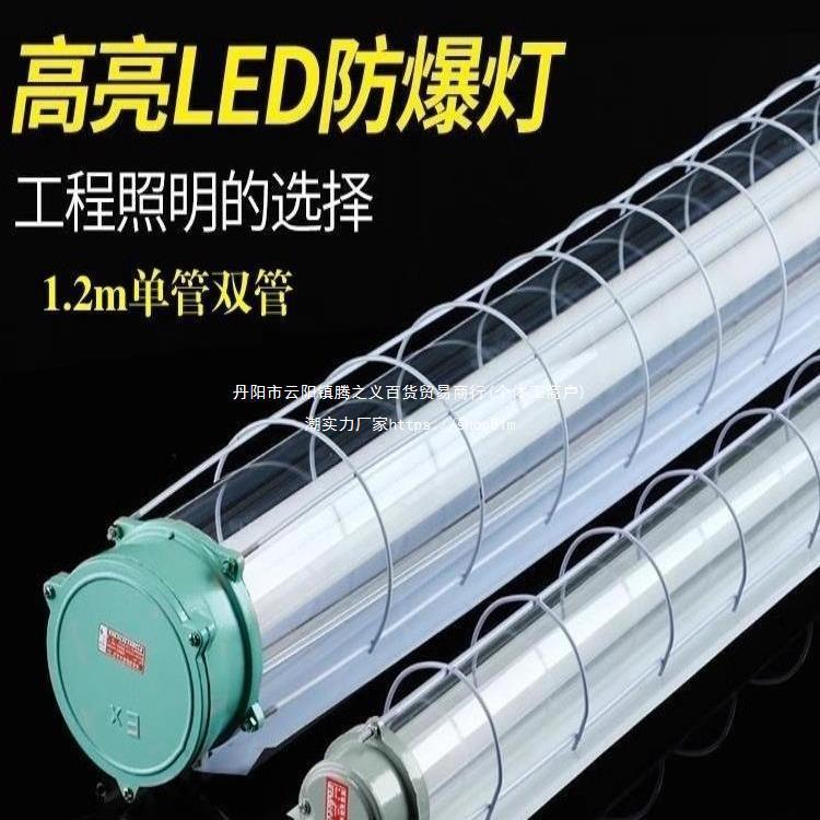 LED防爆灯荧光灯隔爆型1x40wT8日光灯单管双管仓库厂房防潮三防灯