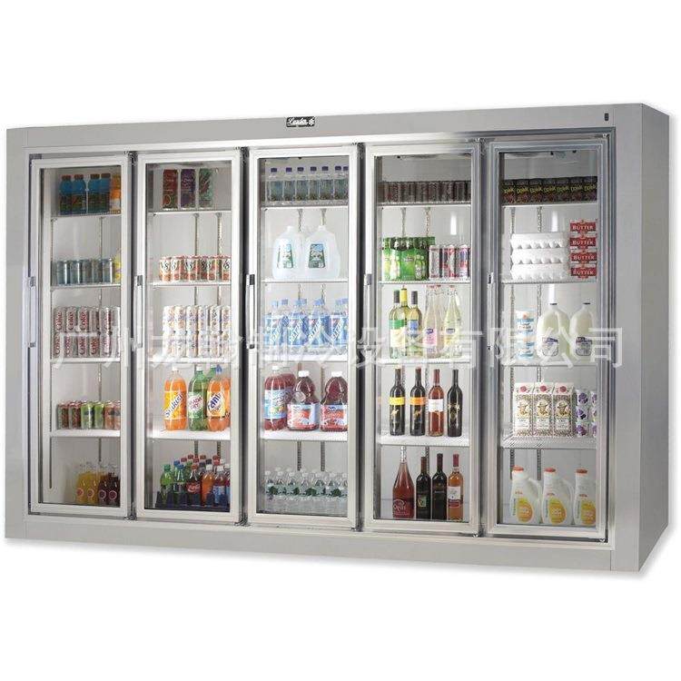 5门冰柜商用冷藏展示柜大容量饮料冰箱保鲜超市立式便利店冷柜