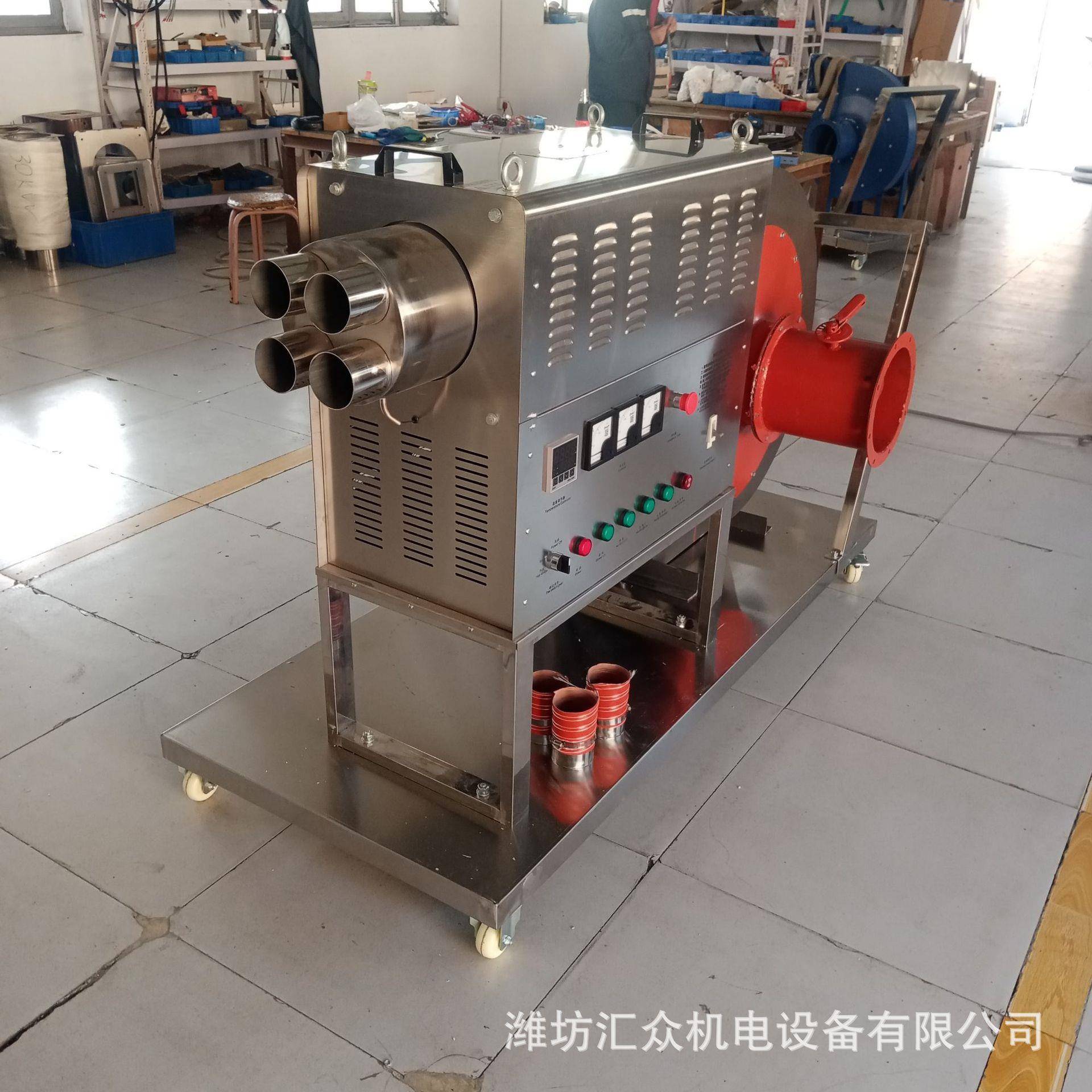 自动烤漆房烘干热风机专业设计自动控温生产发货快