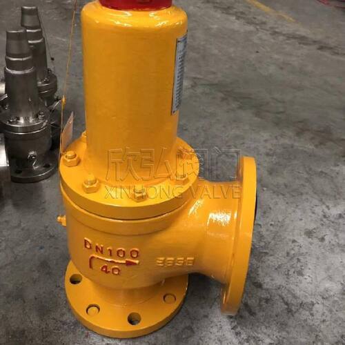 A42F46衬氟安全阀 高温 全封闭式 液化气 天然气 欣弘阀门