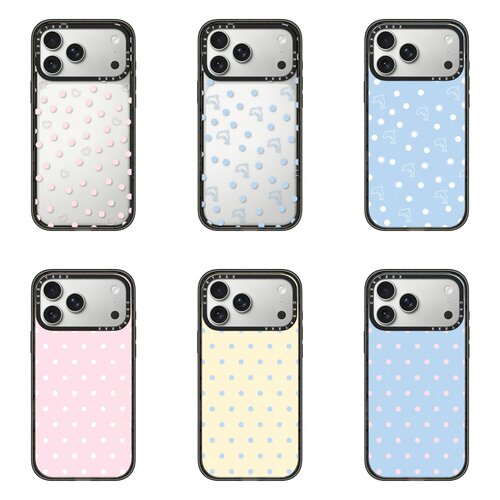 Soda Polka波点系列18promax苹果手机壳适用于iPhone17pro苹果16/15/14/13/12promax简约时尚防摔保护手机壳