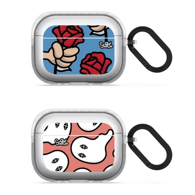 艺术家Sway Jo耳机壳4代AirPodsPro3代第三代保护套适用AirPodsPro二代简约AirPods降噪蓝牙可爱氛围保护套