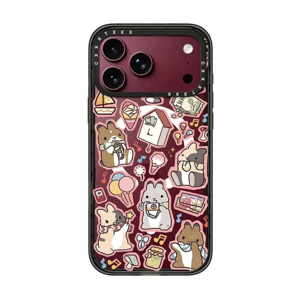 提摩西小队旅行手帐贴纸款磁吸手机壳适用于iPhone18Promax手机壳苹果17Promax软萌治愈16/15/14防摔保护壳