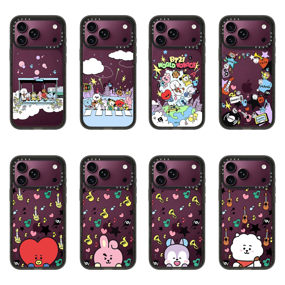 BT21防弹少年团春日车站适用于iPhone18Promax手机壳金泰亨同款17Promax粉丝周边16Pro/15Plus/14防摔保护壳