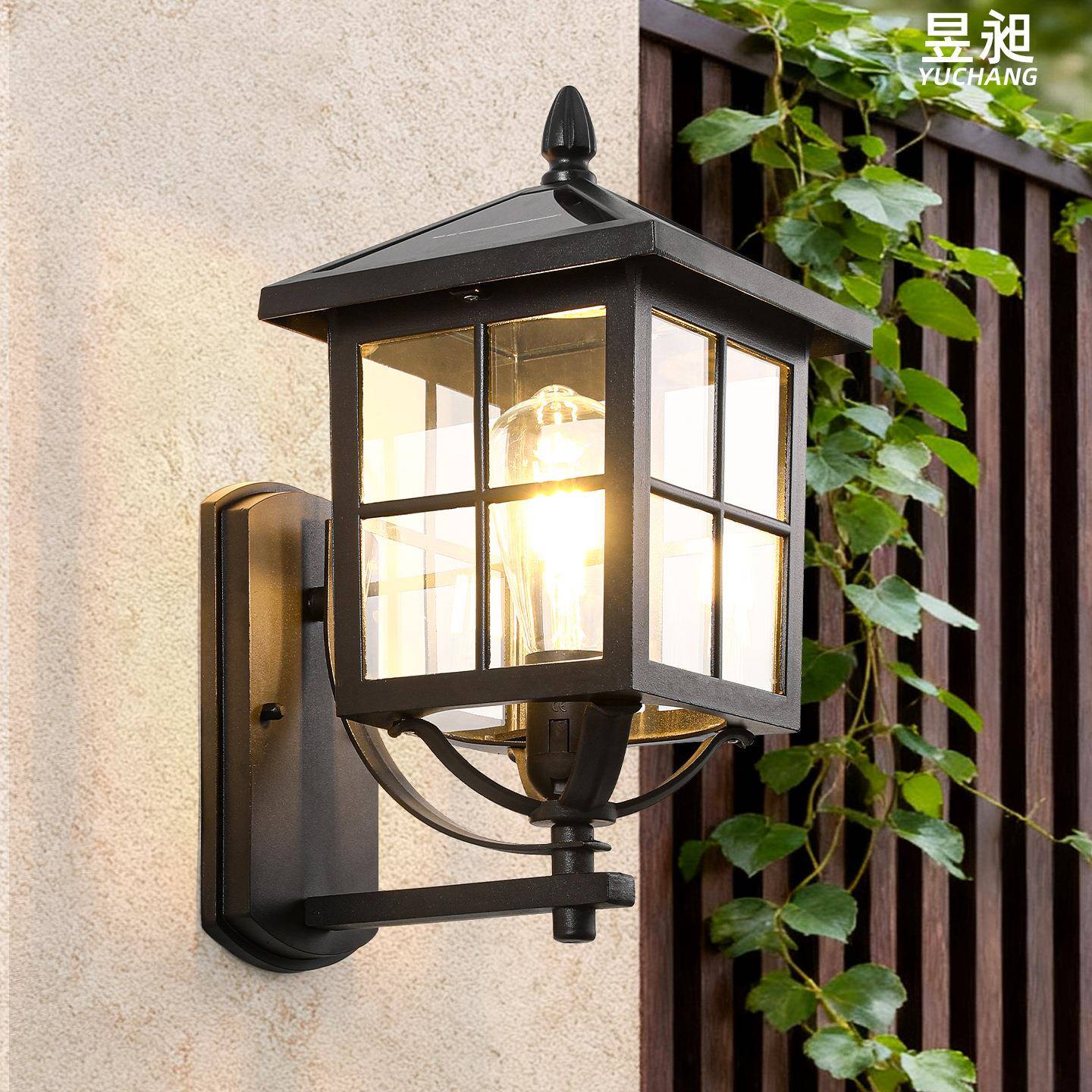 户外复古壁灯美式乡村庭院灯防水阳台过道灯外墙装饰室外照明灯