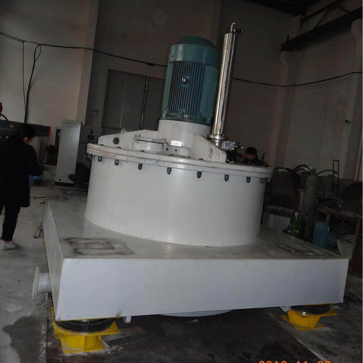 PAUT立式平板刮刀下卸料过滤离心机立式防爆全自动离心机