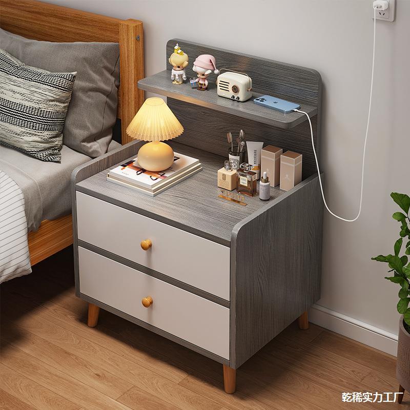 收纳置物架置物架柜上床头柜放上面放在床头柜床头置物架床头的床