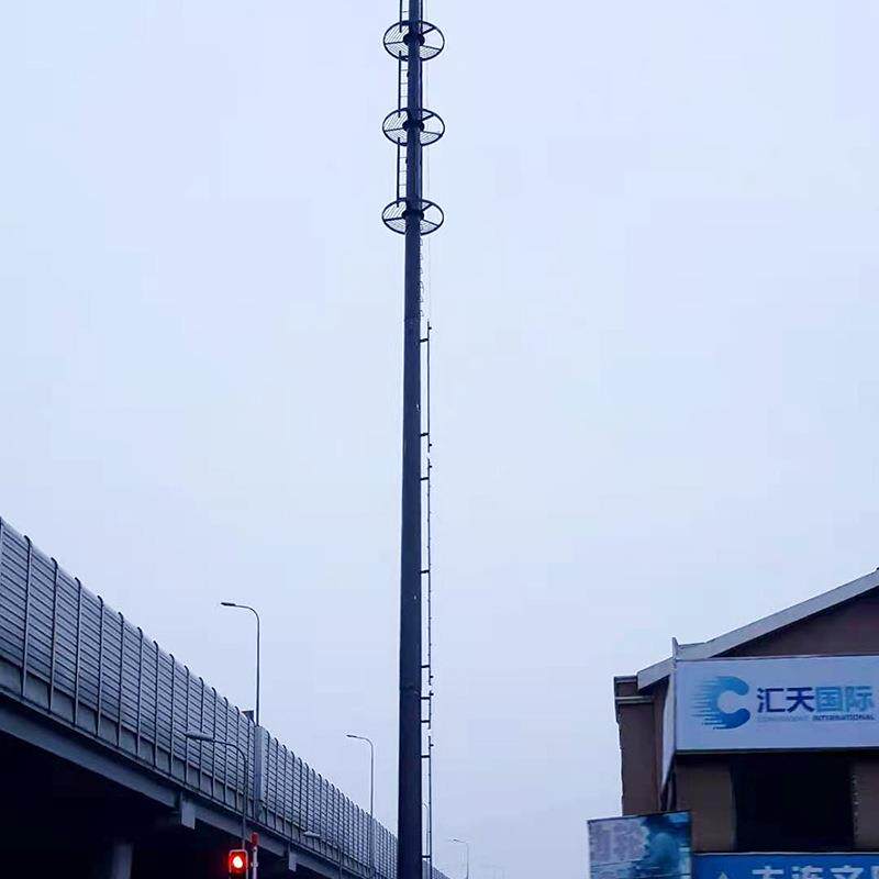 独管塔火炬塔烟囱支撑塔架钢结构烟筒塔玻璃钢管塔超高层适用