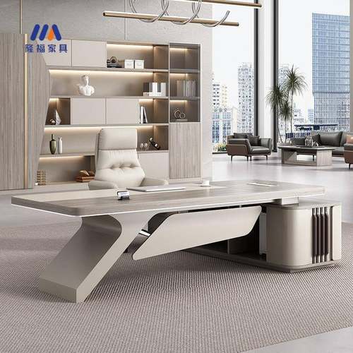 总裁经理桌大气大班台办公桌老板桌简约现代主管桌办公室桌椅组合