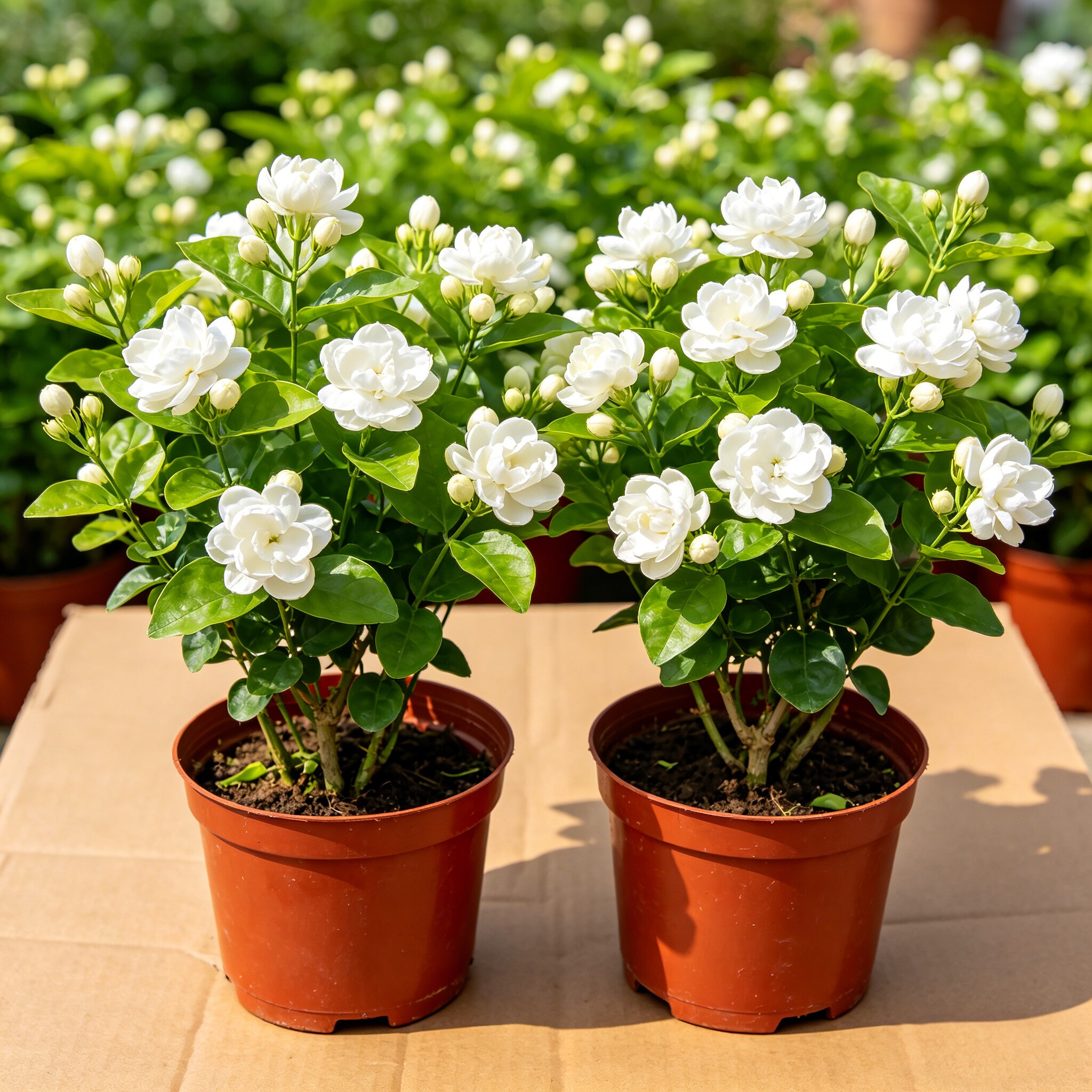 广西正宗重瓣茉莉花苞浓香盆栽