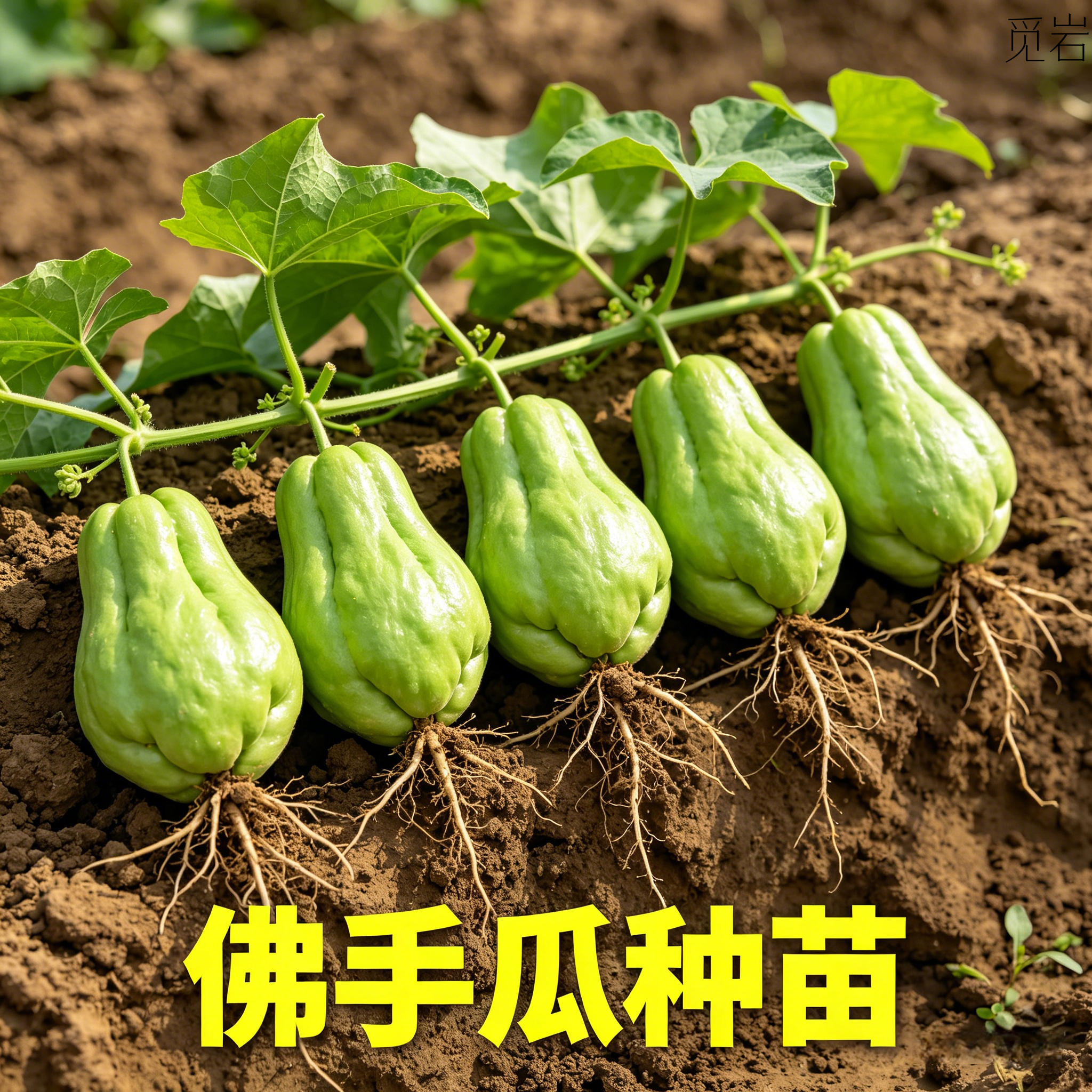 佛手瓜种瓜苗带土带叶四季龙须菜种子新鲜早熟扶手瓜春季种植苗