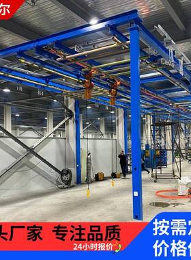 柔性KBK轻轨吊轨道式悬挂葫芦吊机kbk轨道框架自立式起重机高效