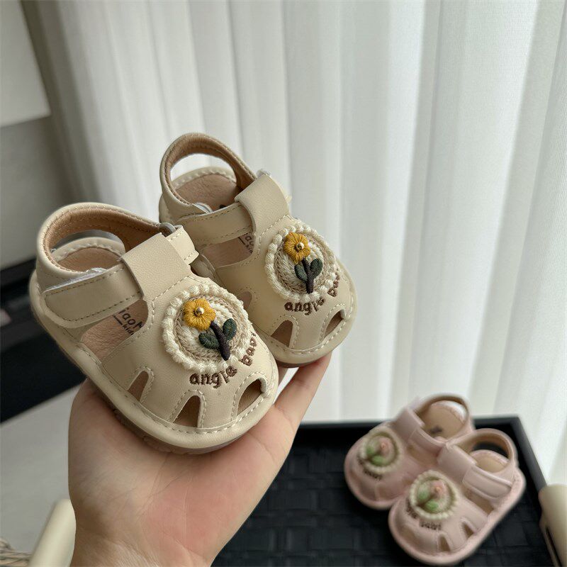 夏季学步鞋婴儿鞋防滑软底幼童叫叫鞋1-2岁小清新女宝宝公主凉鞋,童鞋/婴儿鞋/亲子鞋,学步鞋,淘宝优惠券,粉丝福利购,淘宝优惠卷