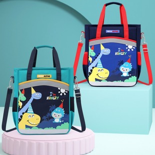 小学生补习袋大容量补课背包轻便卡通书包补习包手提袋拎书袋防水