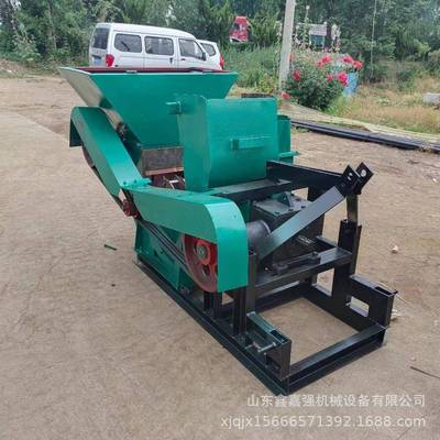 600型牛羊秸秆饲料粉碎机50型瓜秧稻草打糠机全自动沙克龙粉草机