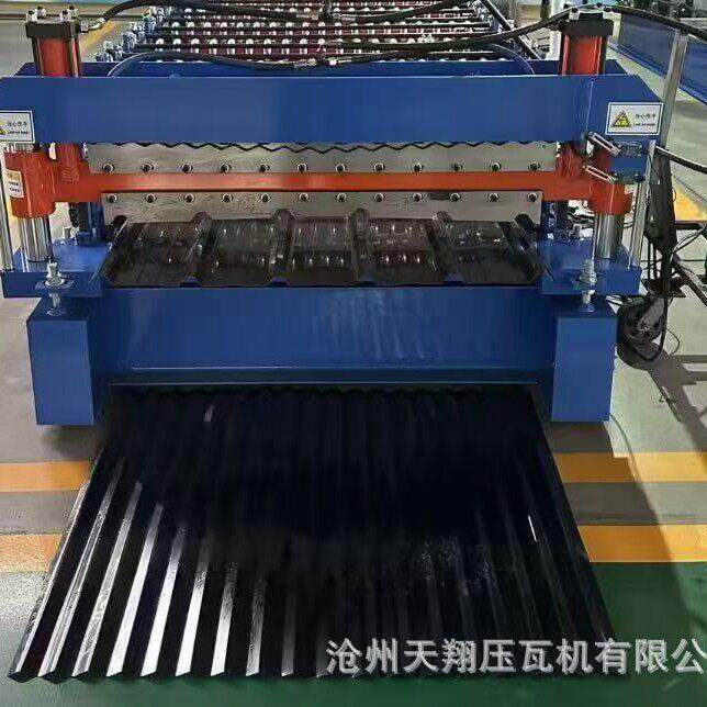 小圆弧压瓦机厂家直供836850波浪全自动彩钢瓦设备三层双层压瓦机