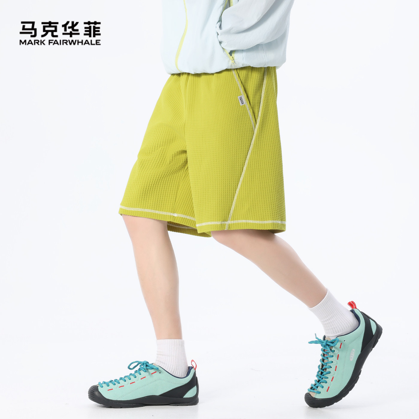 马克华菲美式短裤男2026夏季新款休闲运动轻薄透气宽松百搭五分裤