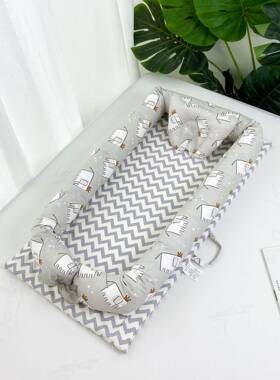 婴儿床中床不带被子纯棉便携式可拆洗新生儿bb宝宝可折叠仿生床