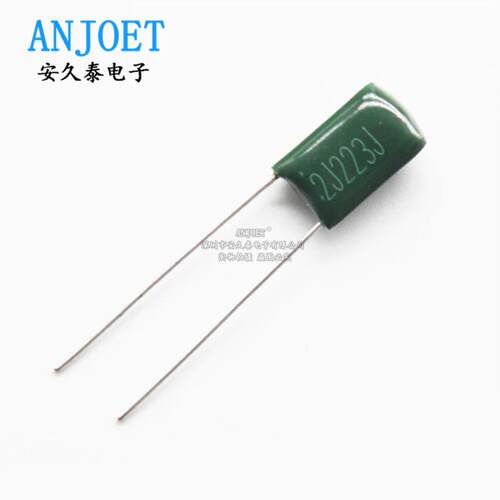 CL11涤纶电容2J223J630V223J22NF0.022UF绿色插件电容器