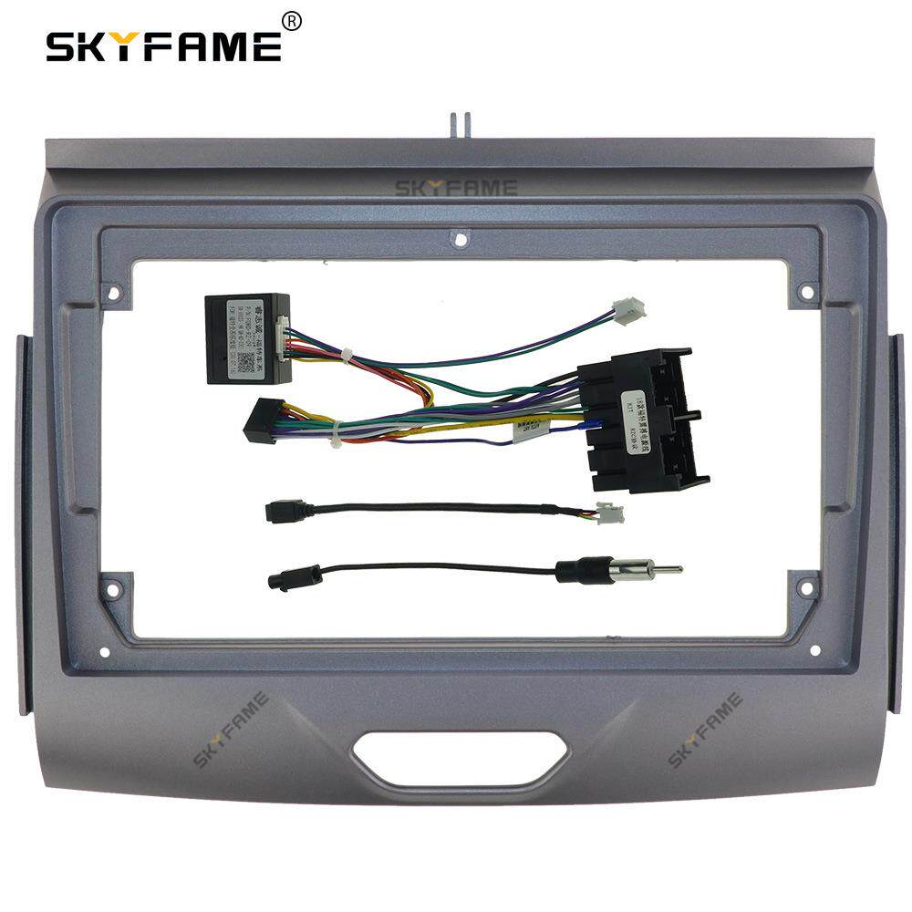 适用于19+福特撼路者RANGER高配安卓大屏百变套框框线FORDRANGER