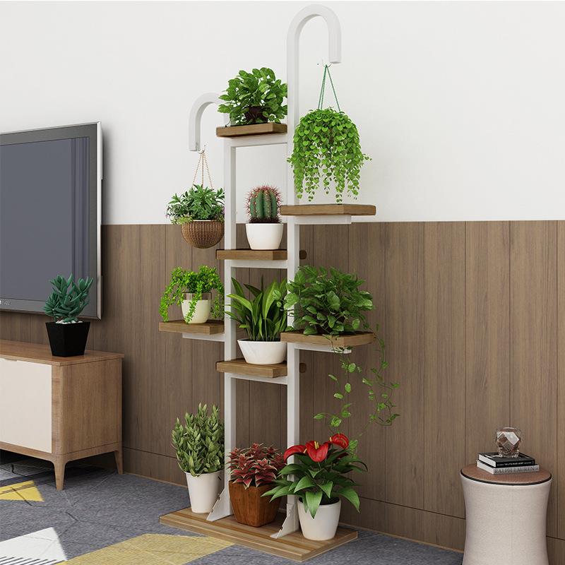 绿萝吊兰花架子客厅卧室花架多层室内简约铁艺阳台花架置物架家用