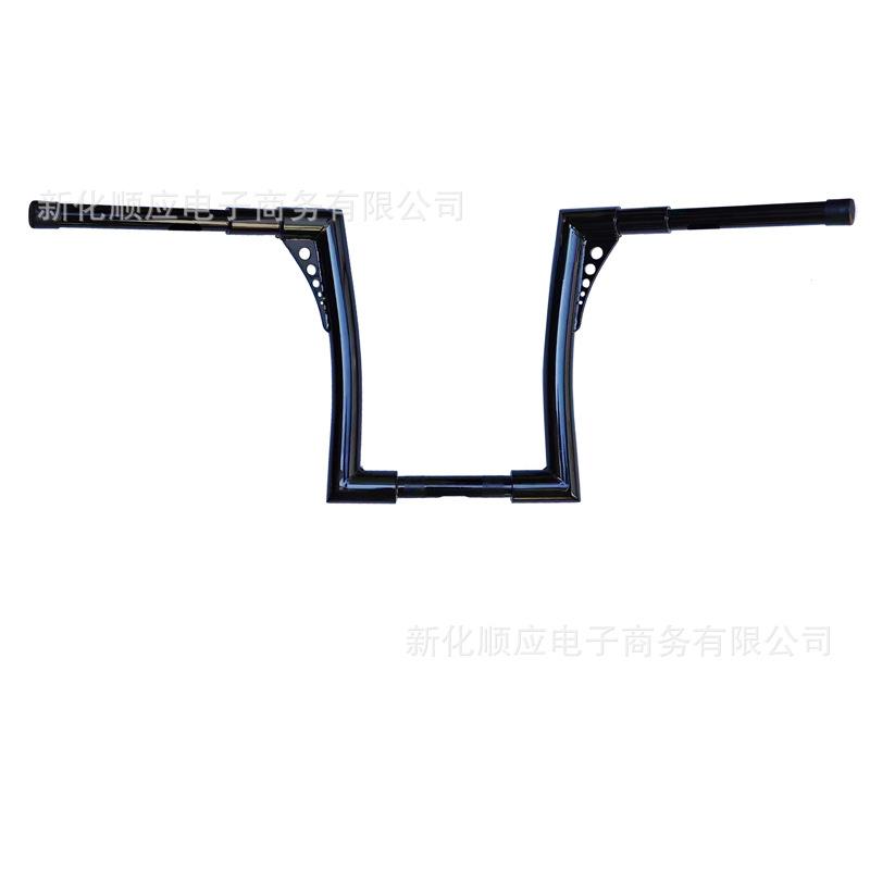 1.5英寸fat11/2英寸黑色12英寸升高猿猴车把手适用于哈雷软尾