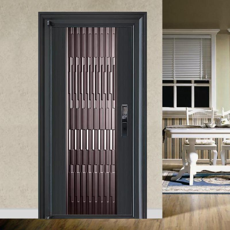 304不锈钢入户门家用彩色安全门通风进户门可定规格别墅大门