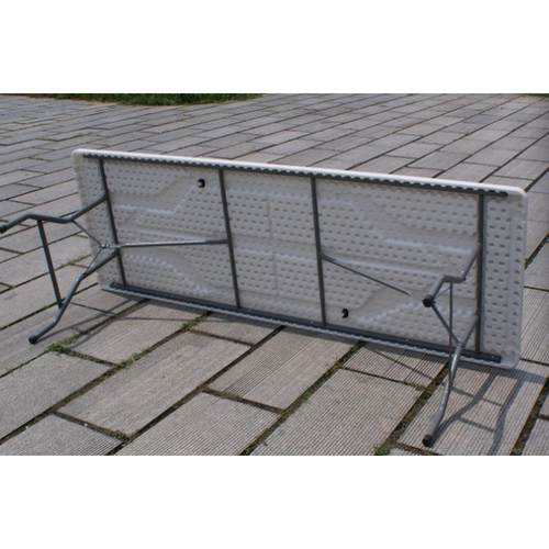 240cm*76cm办公室用会议长条桌子便携腿部折叠桌