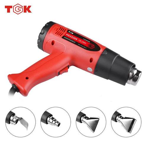 德至高调温热风枪3320S烤枪工业级热缩膜烘枪汽车维修电热吹风枪