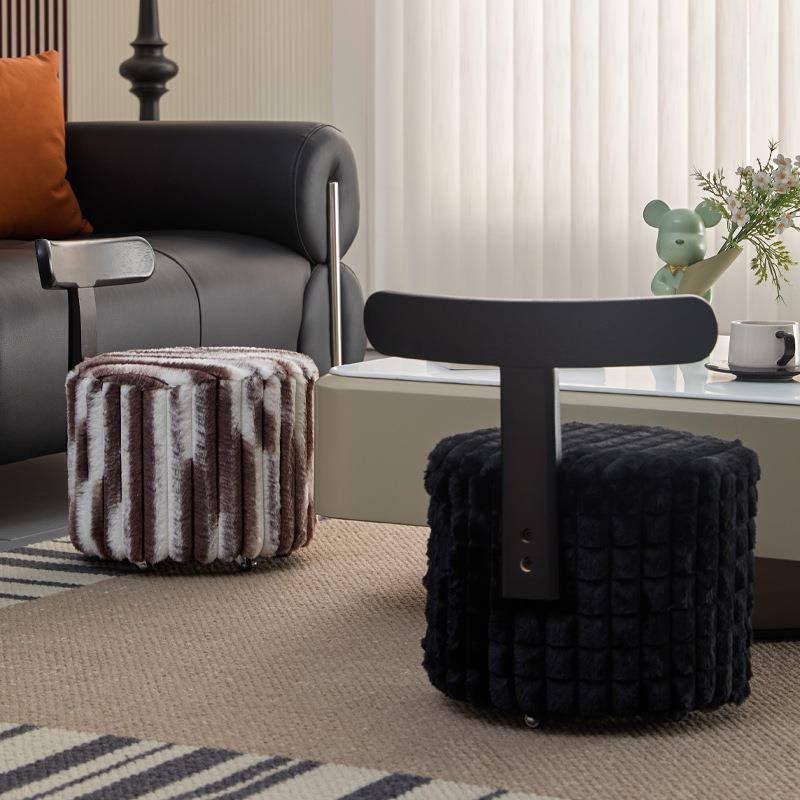 小凳子简约坐墩客厅沙发脚踏凳茶几小矮凳软包小椅子家用小板凳