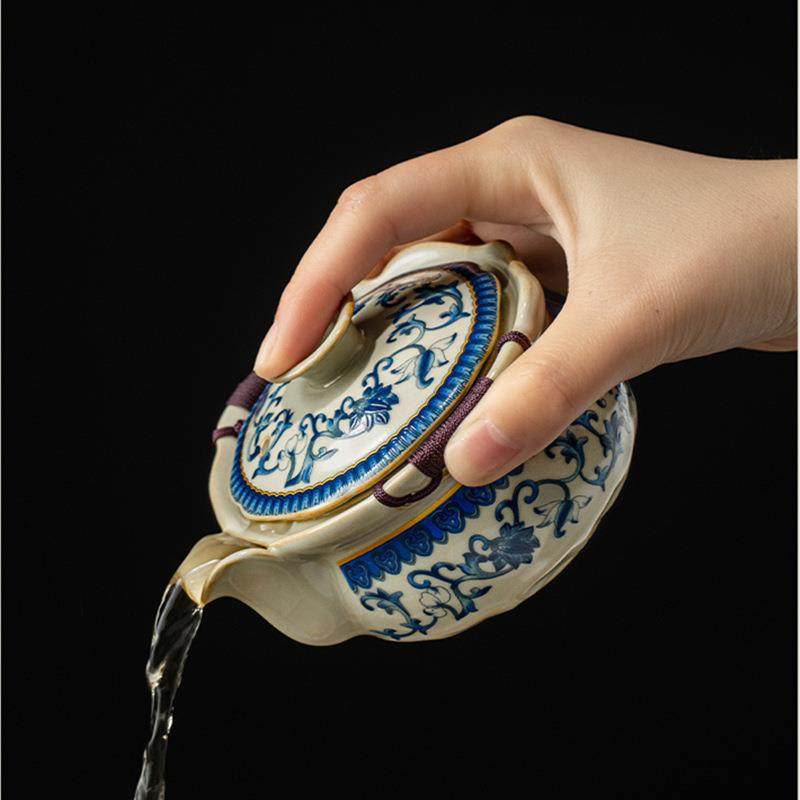 汝窑青花缠枝莲盖碗单个西施壶防烫手陶瓷手抓壶茶具一人泡茶杯,家装灯饰光源,其它灯具灯饰,淘宝优惠券,粉丝福利购,淘宝优惠卷