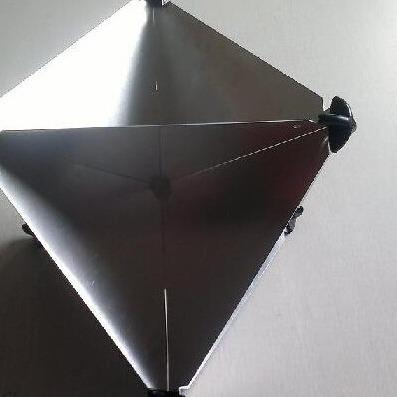 直发船用雷达铝质反射器12寸演习雷达角反射器配支架CCS船检