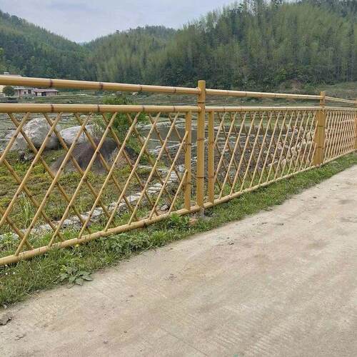 新锈农村化仿竹护栏户外庭院不钢仿竹篱笆园林px-01景观真竹节栅