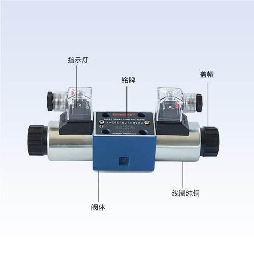 4WE6E液压WDL电磁阀磁换向阀工作电力31.5MPa适配程工机械液压压