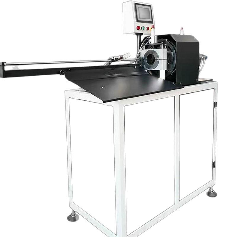 pvc管pc管abs管塑料管环切机硅胶水管切割设备全自动无屑切管机