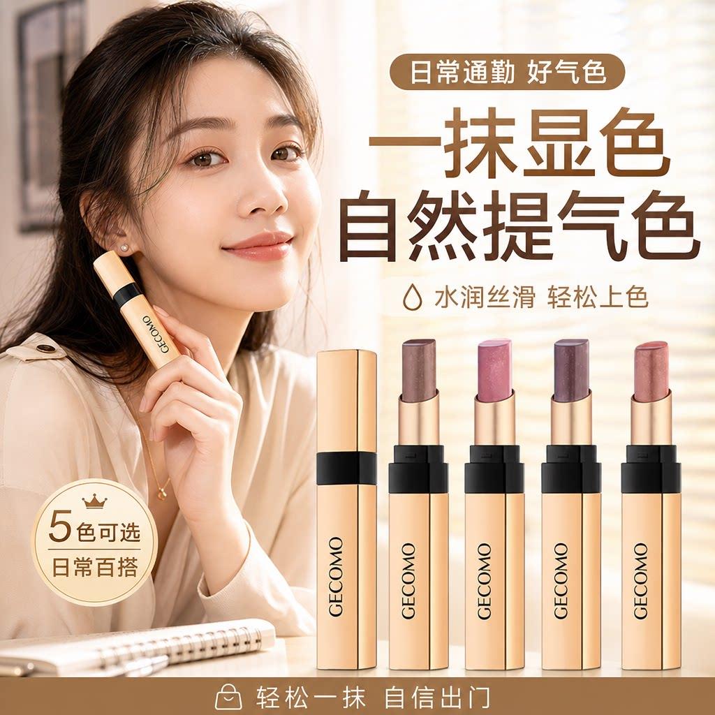 正品一抹成型三色眼影棒珠光大地防哑光水不易掉色卧蚕高光眼影笔