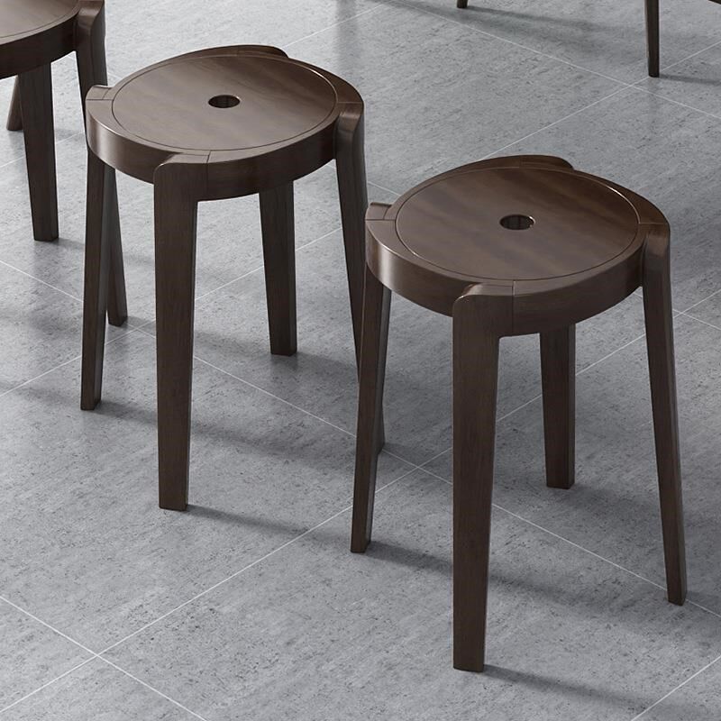 凳子板凳北欧凳椅加厚圆凳家用可叠放高脚凳小凳子创意收纳凳子