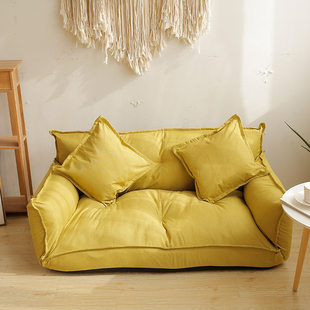 日式懒人沙发双人榻榻米沙发床软卧室小户型沙发可折叠多功能创意