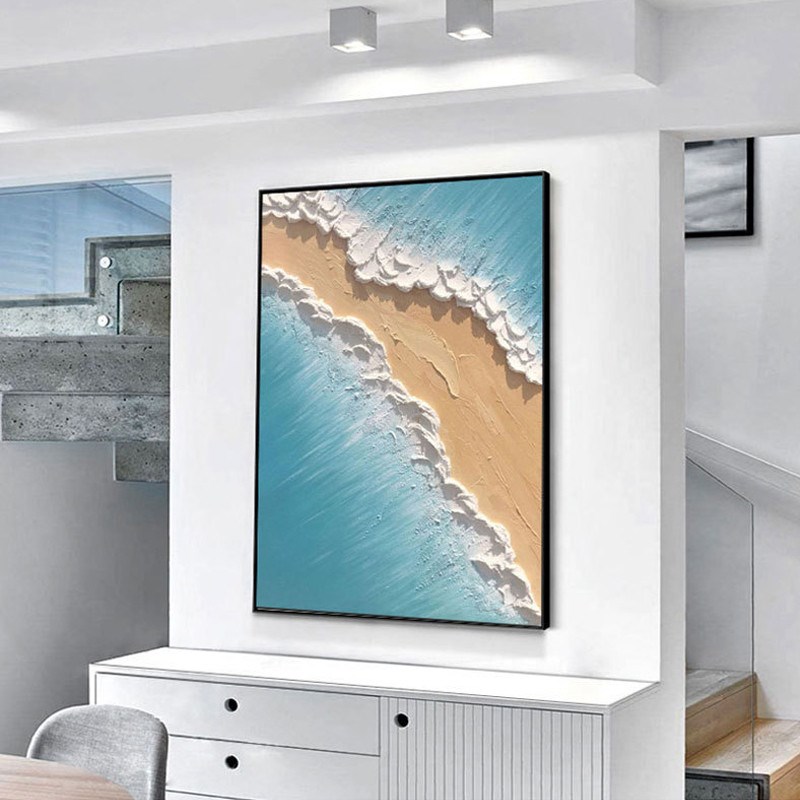 玄关肌理油画纯手绘装饰画抽象立体挂画客厅餐厅简约现代沙河壁画图片