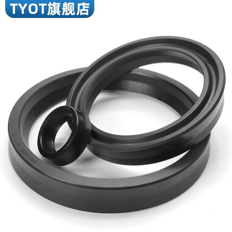 丁晴YXd/IDU橡胶NBR液压油缸小d轴用活塞耐磨密封圈唇形皮碗油封
