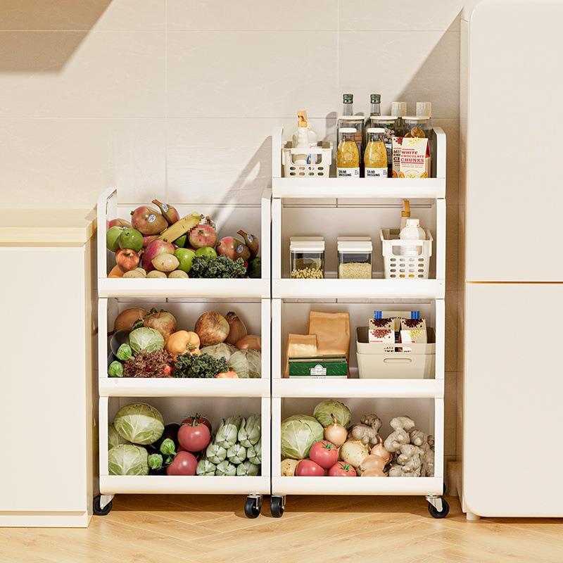 【折扣价】M^TidyHome厨房菜篮子置物架多层落地蔬菜多功能收纳放