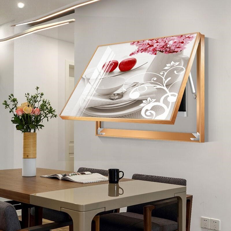 恋之屋电表箱装饰画免打孔餐厅挂画电闸箱配电表箱遮挡箱装饰画单