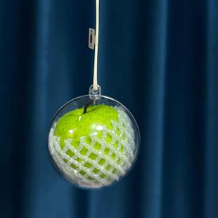 苹果挂件仿真苹果包包挂饰小挂件可爱钥匙扣好运挂件