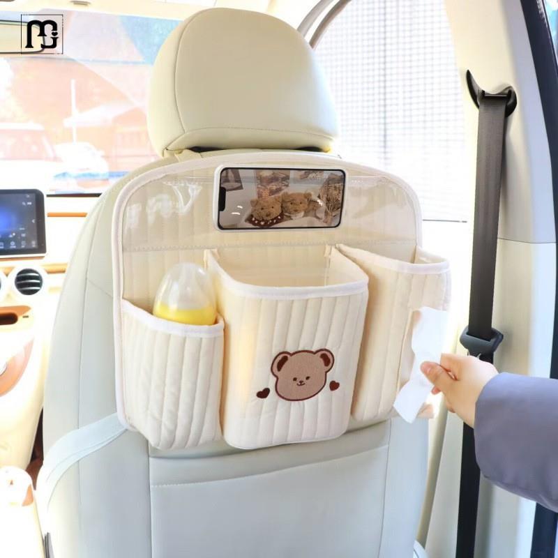 登极汽车座椅后背收纳车载椅背挂袋车内儿童储物网兜车用后排置物