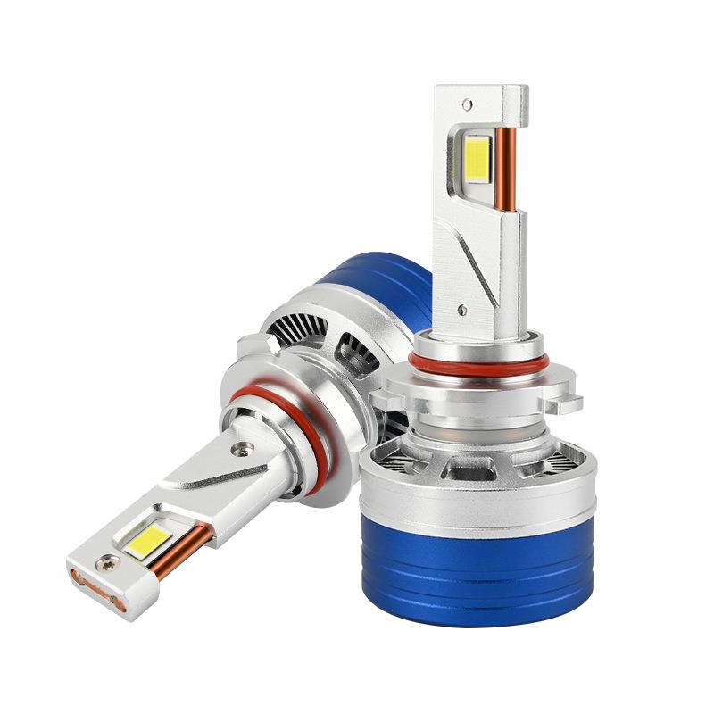 双铜管大功率100w汽车LED大灯h1h11h7超亮h4远近一体9005灯泡改装