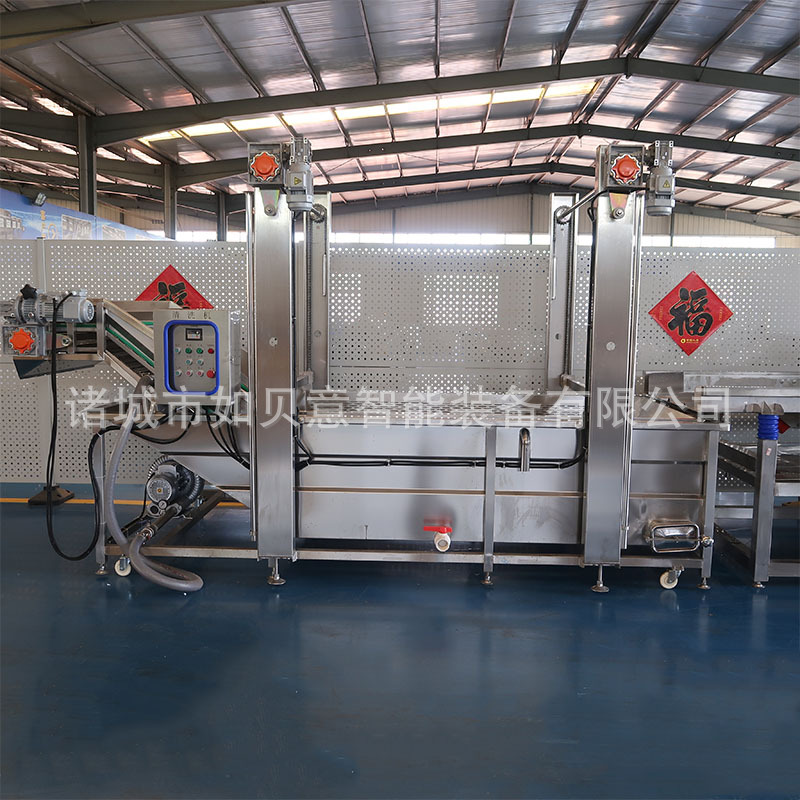 鼓泡式小葱清洗机 不锈钢龙门提升清洗机 银耳清洗过滤去泥机