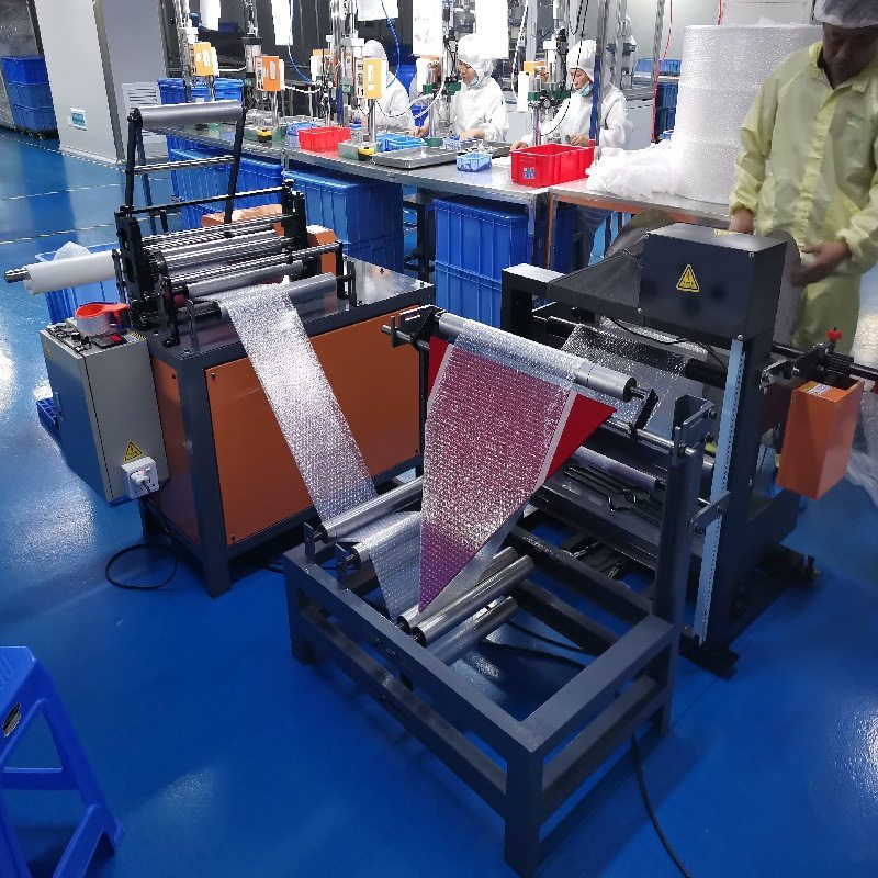 气泡膜 塑料薄膜 CPP BOPP 膜对折机